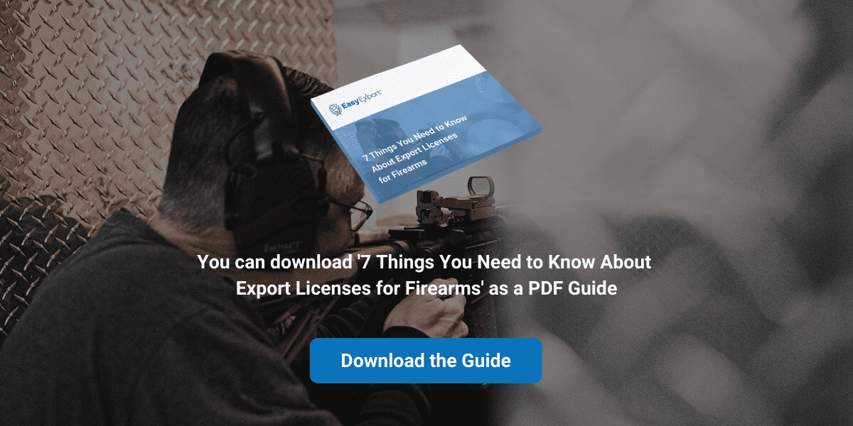 EasyExport - Federal firearms export licenses - Blog Graphic